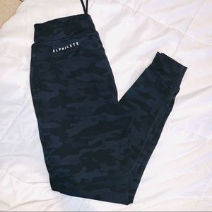 Alphalete Premium Black Camo joggers